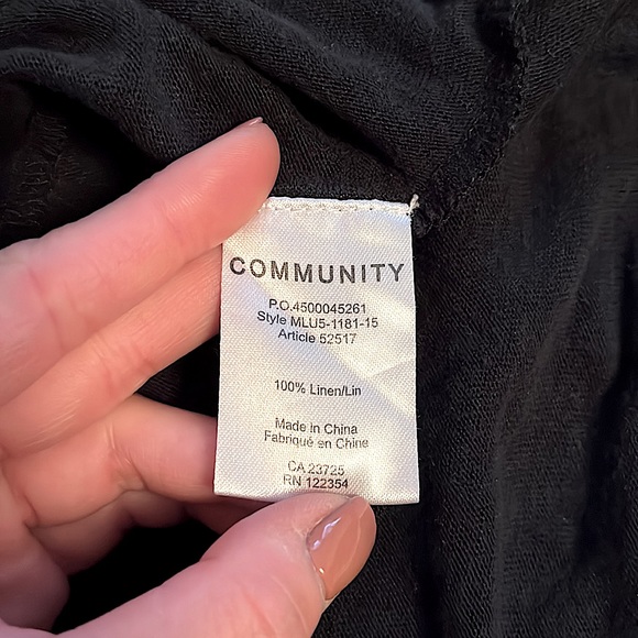 ARITZIA Community Oversized Linen Tee // Size S - Picture 4 of 5